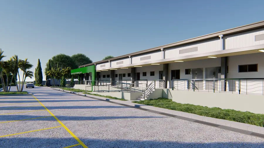 Poultry dressing plant exterior